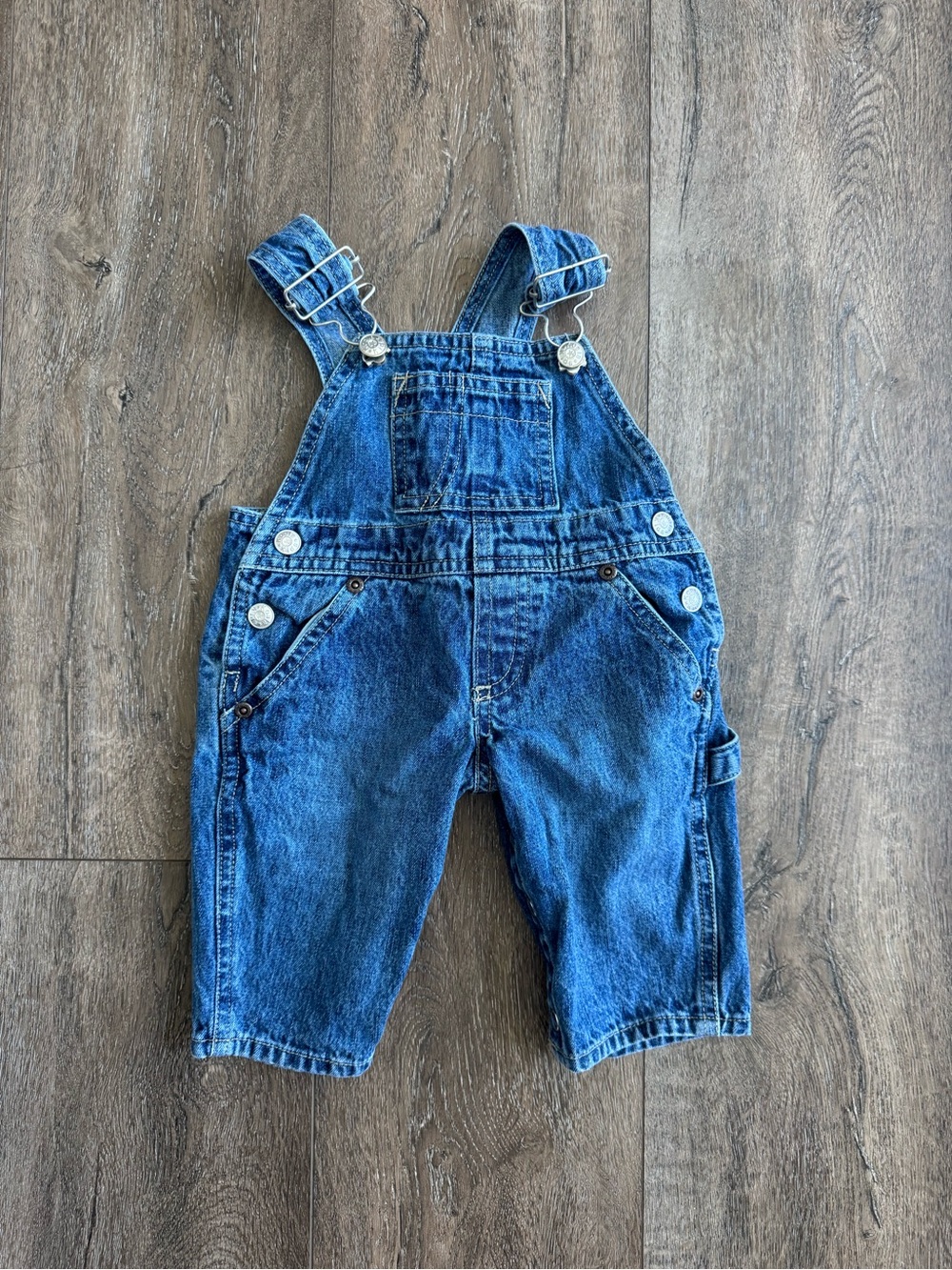 Koala Kids Denim Kids Overalls Size 0-3 Months Vintage